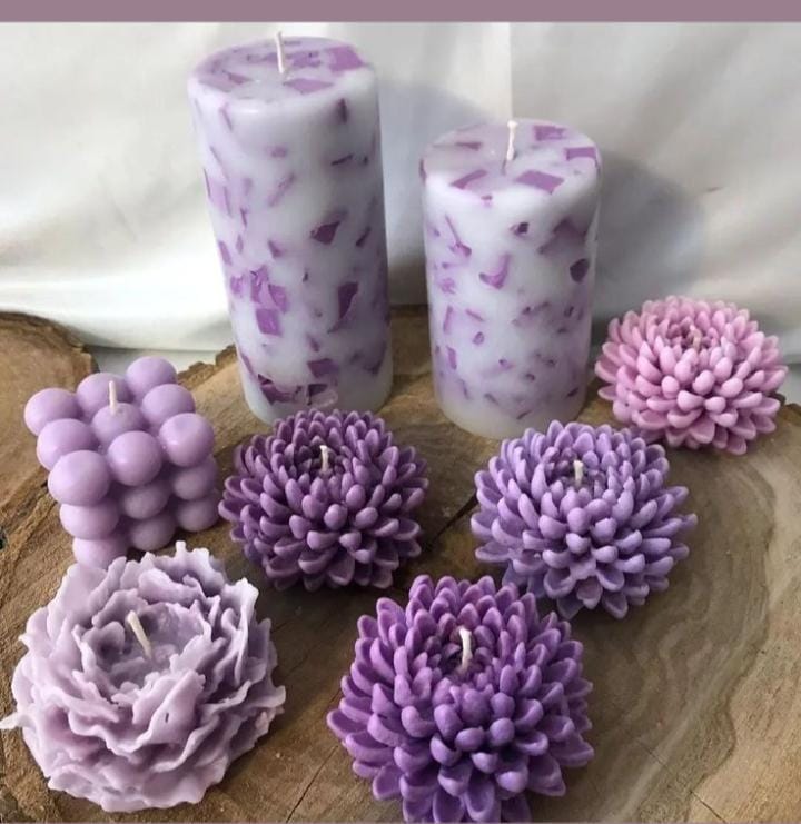 Lavender candle